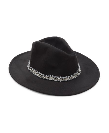 Полушерстяная твидовая шляпа-федора Glamourpuss NYC