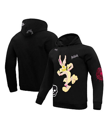 Men's and Women's Black Looney Tunes Bugs Boogey Horror Pullover Hoodie Freeze Max