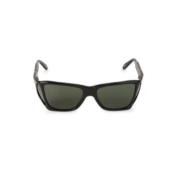 Квадратные солнцезащитные очки 57 мм Persol