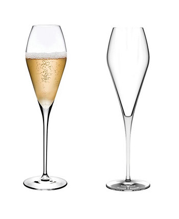 Бокал для шампанского Fantasy, 2 предмета, 9,75 унции Nude Glass