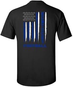 Trenz Shirt Company Flag Football USA Short Sleeve T-Shirt Trenz Shirt Company