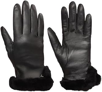 UGG Women's Leather Sheepskin Vent Gloves UGG