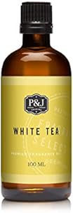 P&J Trading - White Tea Scented Oil 100ml - Fragrance Oil for Candle Making, Soap Making, Diffuser Oil P&J Trading