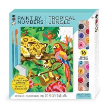 Bright Stripes iHeartArt Paint By Numbers - Tropical Jungle Bright Stripes