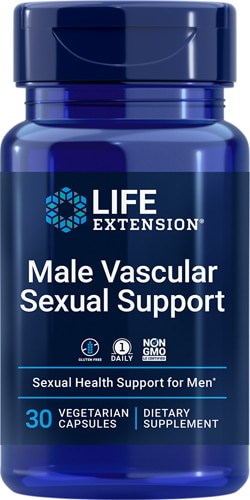Life Extension Мужская сосудистая сексуальная поддержка — 30 вегетарианских капсул Life Extension