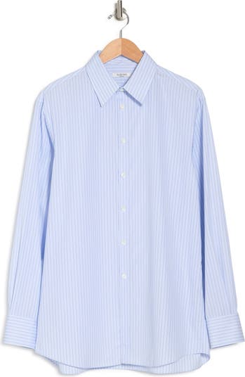 Рубашка UOMO в полоску с принтом стандартного кроя Valentino Uomo