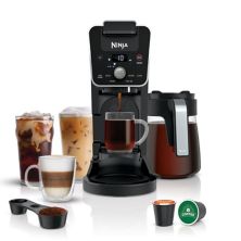 Кофеварка Ninja® CFP201 DualBrew, на одну порцию, кофейная капсула Keurig® K-Cup® и капельная кофеварка на 12 чашек Ninja