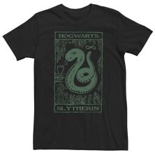 Винтажная футболка с плакатом Big & Tall Harry Potter Slytherin Harry Potter