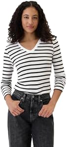 GAP Women's Long Sleeve Favorite V-Neck T-Shirt Gap