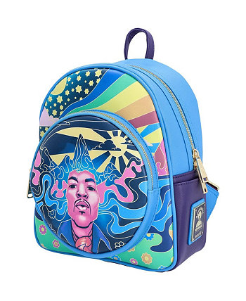 Мини-рюкзак Jimi Hendrix с психоделическим светящимся пейзажем Loungefly