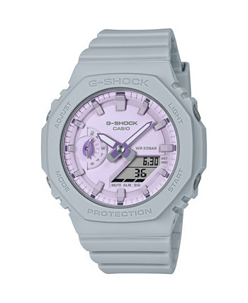 Женские аналоговые цифровые часы из серой смолы, 42,9 мм, GMAS2100NC8A G-Shock