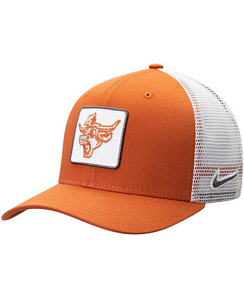 Мужская бейсболка Texas Orange Texas Longhorns Classic 99 с альтернативным логотипом Trucker, регулируемая бейсболка Snapback Nike