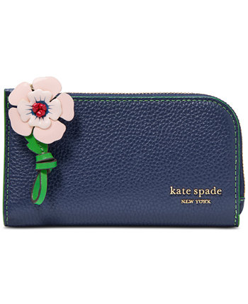 In the Garden Small Leather Slim Bifold Wallet Kate Spade New York