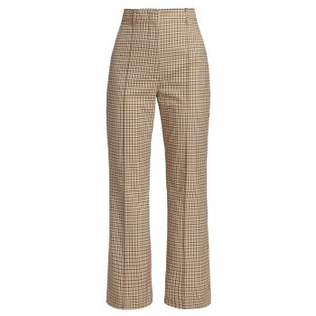 Braies Flared Check Trousers Sportmax