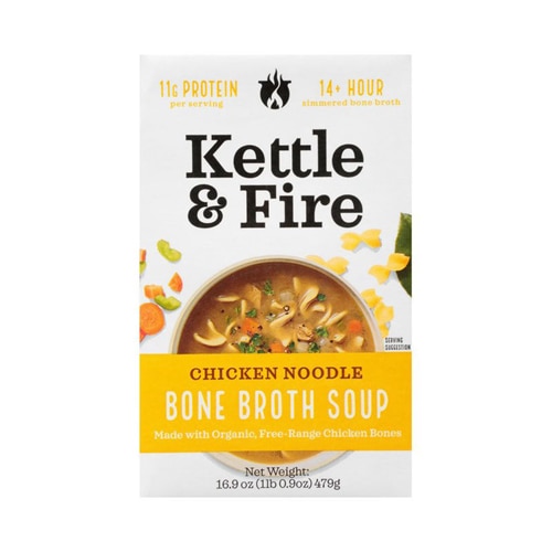Куриная лапша Kettle & Fire Bone Broth Soup — 16,9 унции Kettle & Fire