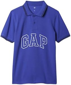 Детская Поло рубашка Gap Boys' Short Sleeve Logo Gap