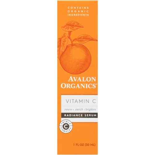 Avalon Organics Сыворотка с витамином С для сияния кожи -- 1 жидкая унция Avalon Organics
