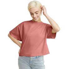 Women's Hanes® Garment Dyed Cropped Cotton T-Shirt Hanes