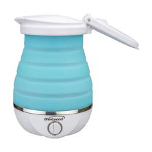 Brentwood KT-1508BL Dual Voltage 0.8L Collapsible Portable Tea Kettle, Blue Brentwood