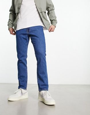 Прямые джинсы Selected Homme в среднем оттенке Selected