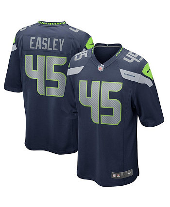 Мужская футболка Kenny Easley College Navy Seattle Seahawks Game для пенсионеров Nike