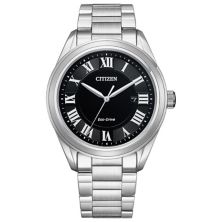 Мужские часы Citizen Eco-Drive Arezzo из нержавеющей стали серебристого цвета с браслетом - AW1690-51E Citizen