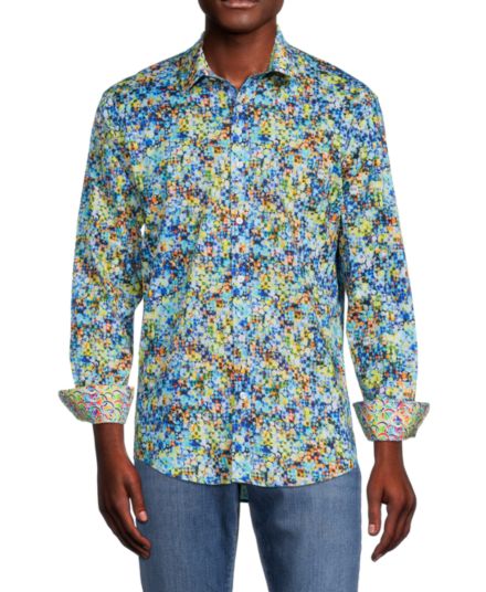 Print Button Down Shirt 1...Like No Other