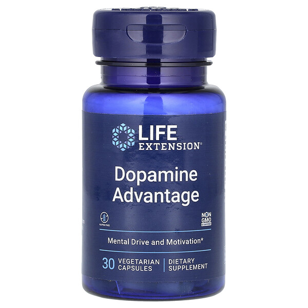 Допаминовое преимущество - 30 вегетарианских капсул - Life Extension Life Extension