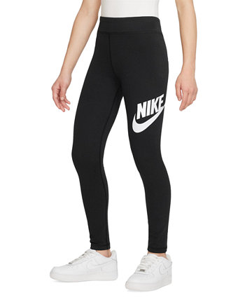 Спортивная одежда Леггинсы со средней посадкой для больших девочек Essentials Nike