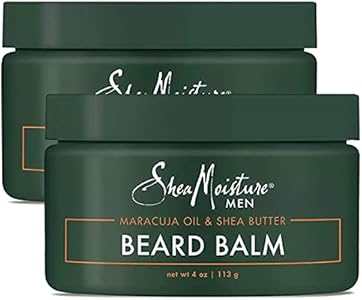 SheaMoisture Beard Balm for Men, 2-Pack – Moisturizing Shea Butter & Maracuja Oil, Gifts for Men, 4 Oz Ea SheaMoisture