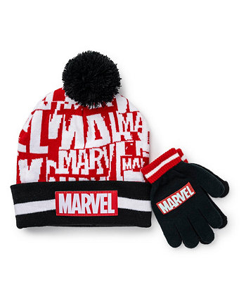 Marvel Big Boys Hat and Glove Set, 2 Piece Berkshire