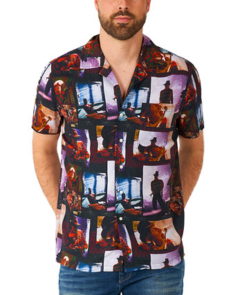 Мужская рубашка с рисунком «Кошмар на улице Вязов» OppoSuits