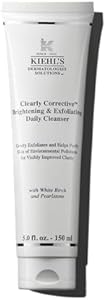 Kiehl's Clearly Corrective Brightening & Exfoliating Daily Cleanser, Gentle Face Wash for All Skin Types, Purifies & Exfoliates, Removes Dirt & Oil, with White Birch Extract & Peony Extract - 5 fl oz Kiehl's