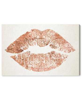 Картина на медном холсте Solid Kiss, 24 x 16 дюймов Oliver Gal
