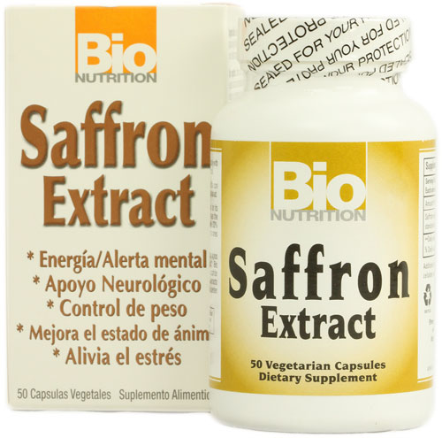 Экстракт шафрана – 50 вегетарианских капсул Bio Nutrition