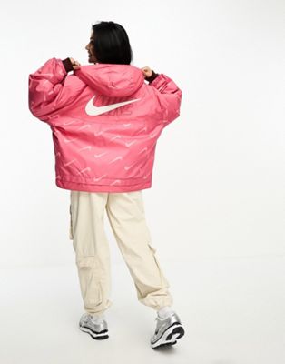 Розовая куртка с капюшоном Nike Icon Clash ThermaFIT Nike
