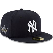 Мужская бейсболка New Era Derek Jeter Navy New York Yankees 14X MLB All-Star Side Patch 59FIFTY New Era
