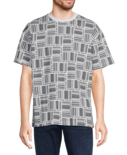 ​Short Sleeve Barcode Crewneck T Shirt VTMNTS