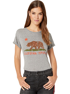 Винтажная футболка с коротким рукавом с короткими рукавами California Republic The Original Retro Brand