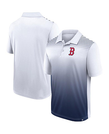 Мужская белая, темно-синяя рубашка поло Boston Red Sox Big and Tall из сублимированной ткани Profile