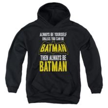 Batman Be Batman Youth Pull Over Hoodie Licensed Character