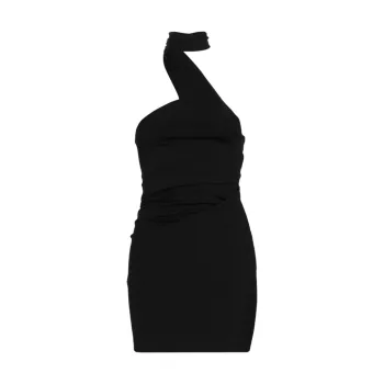 Асимметричное мини-платье Lauli с лямкой на шее Gauge81