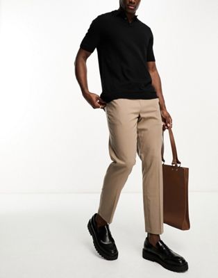 Светло-коричневые элегантные брюки New Look New Look