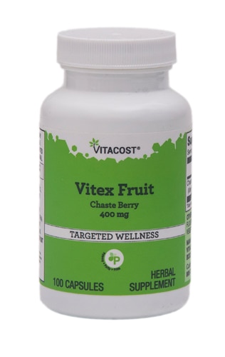 Vitacost Vitex Fruit Chaste Berry -- 400 мг -- 100 капсул Vitacost