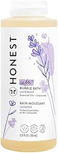 The Honest Company Foaming Bubble Bath | Gentle for Baby | Naturally Derived, Tear-free, Hypoallergenic | Citrus Vanilla Refresh, 12 fl oz The Honest Company