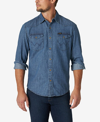 Мужская джинсовая рубашка Wrangler