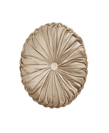 Бархатная декоративная подушка, круглая 18 дюймов Lush Décor