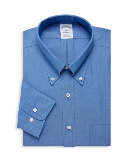 Текстурированная классическая рубашка на пуговицах Regent Fit Brooks Brothers