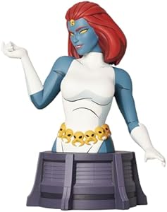 Бюст Мистик 1:7 из коллекции X-Men Marvel, вдохновленный мультсериалом 1990-х, 6 дюймов, ограниченная серия 3000 экземпляров. Diamond Select Toys