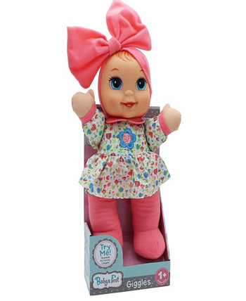 Игрушка-кукла Giggles с цветочным верхом Baby's First by Nemcor